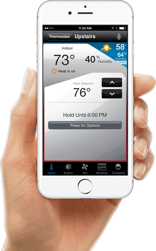 Honeywell WiFi Smart Color Thermostat sales, service, repair.