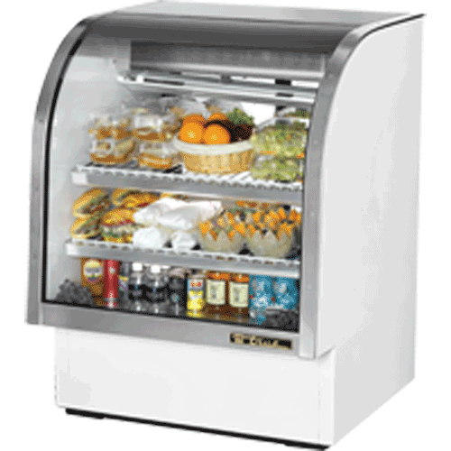 True TCGG-36-LD Refrigerated Display Case, refrigerated display case,frozen foods, ice cream,refrigeration system.